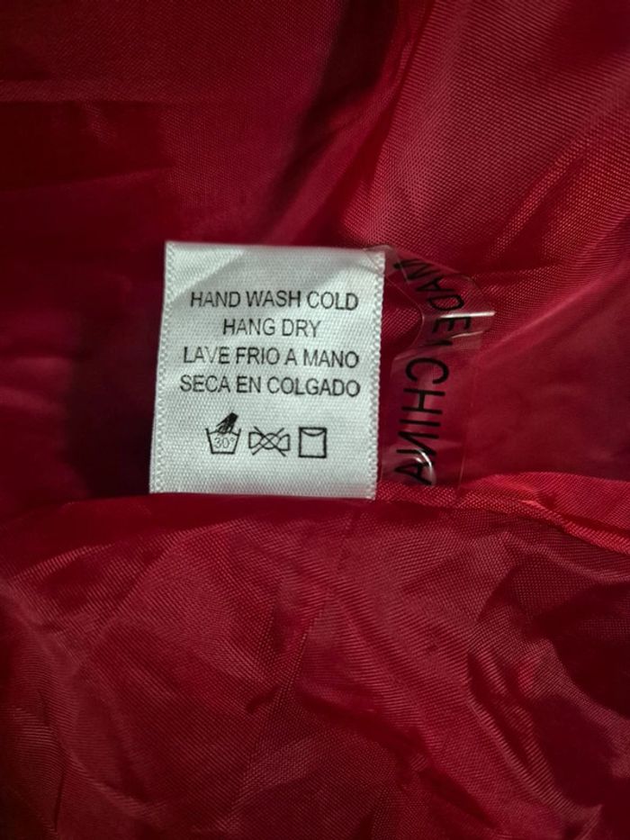 Manteau rouge femme taille M - photo numéro 10