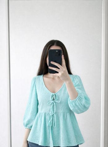 Blouse Turquoise Pimkie