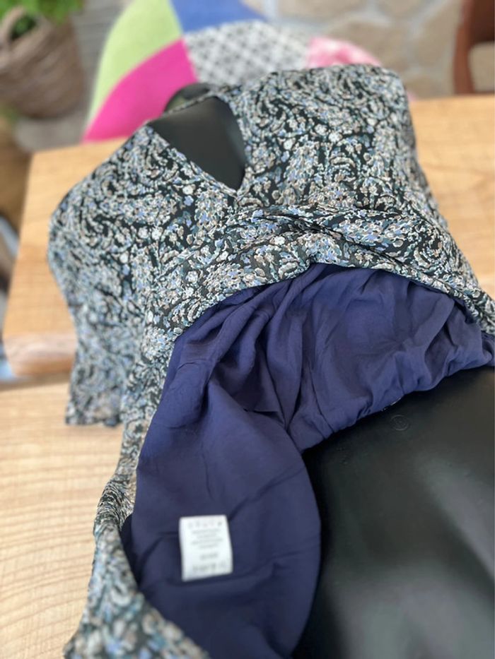 Robe it hippie été femme taille L 40 en voilage fleurs - photo numéro 4