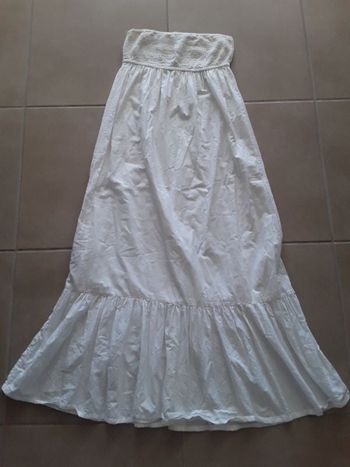 Robe bustier blanche 40 MONOPRIX AUTRE TON TBE