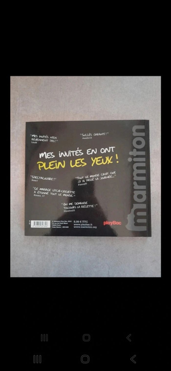 Livre de recette Marmiton "mes invités sont bluffés" - photo numéro 2