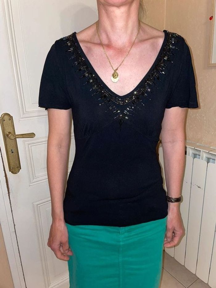 tee-shirt etam noir L