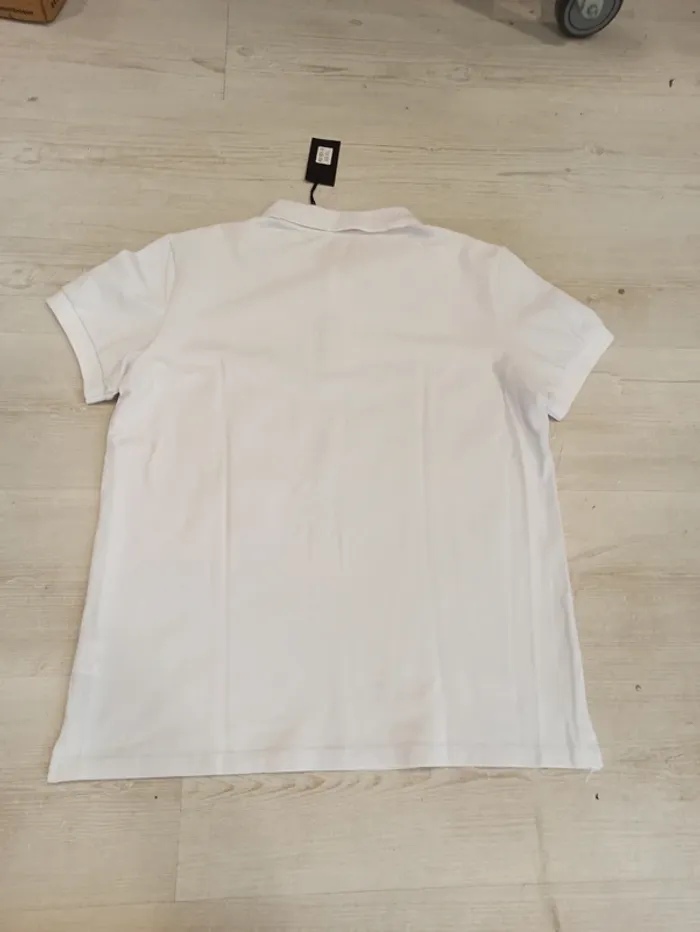 Polo blanc uni homme xl - photo numéro 3
