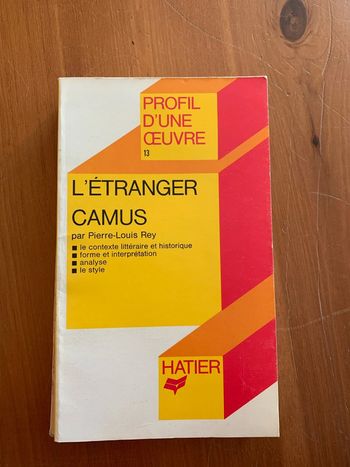 L’étranger de Camus