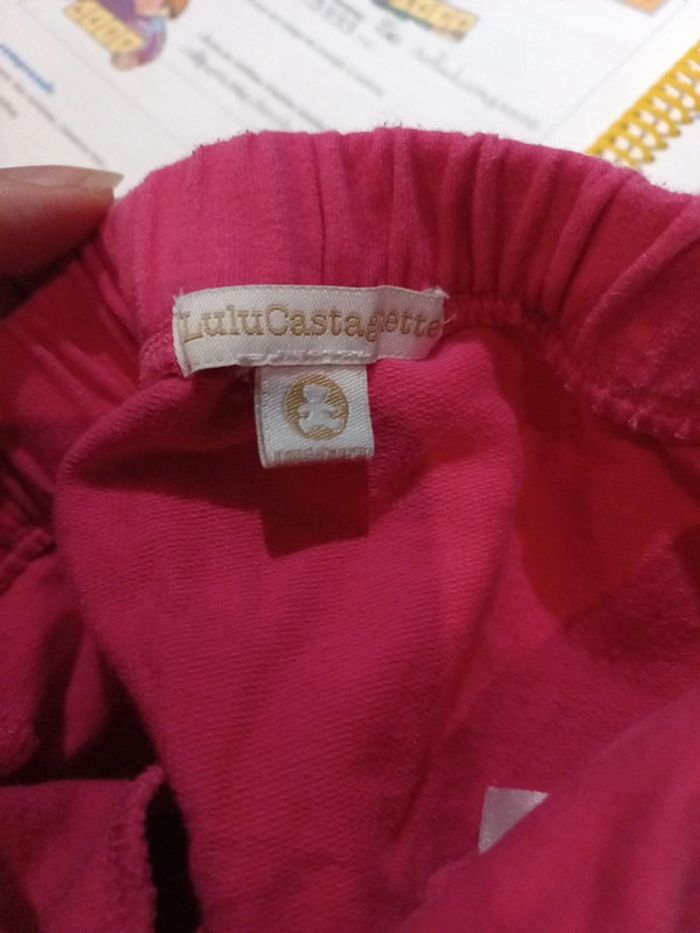 Pantalon rose 12 mois Lulu Castagnette - photo numéro 4