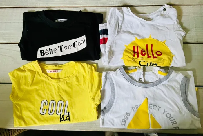 Lot tee-shirts 24 mois