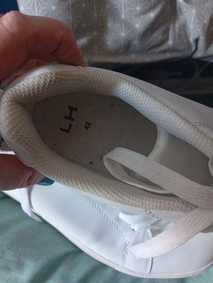 Baskets homme blanches 42 - photo numéro 4