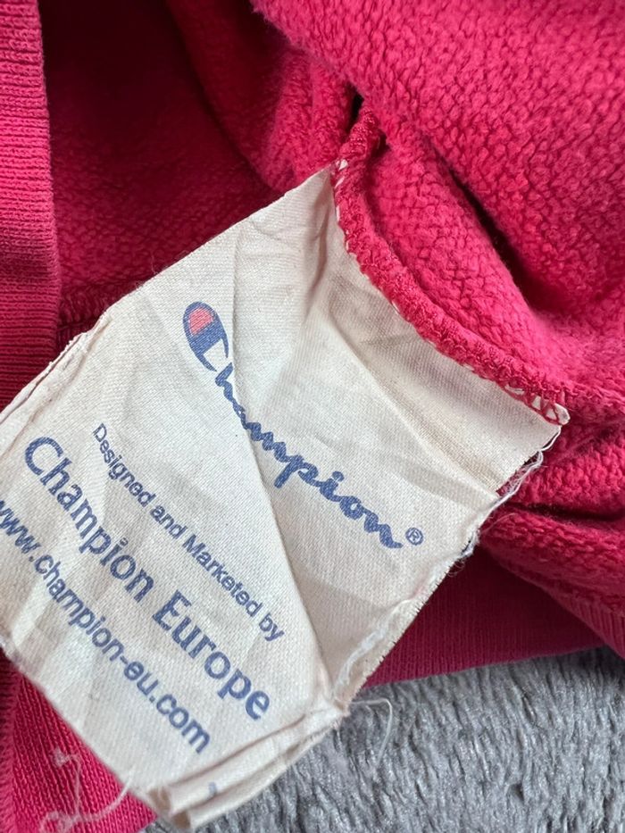 Pull sweat à capuche rose Champion Taille S - photo numéro 15
