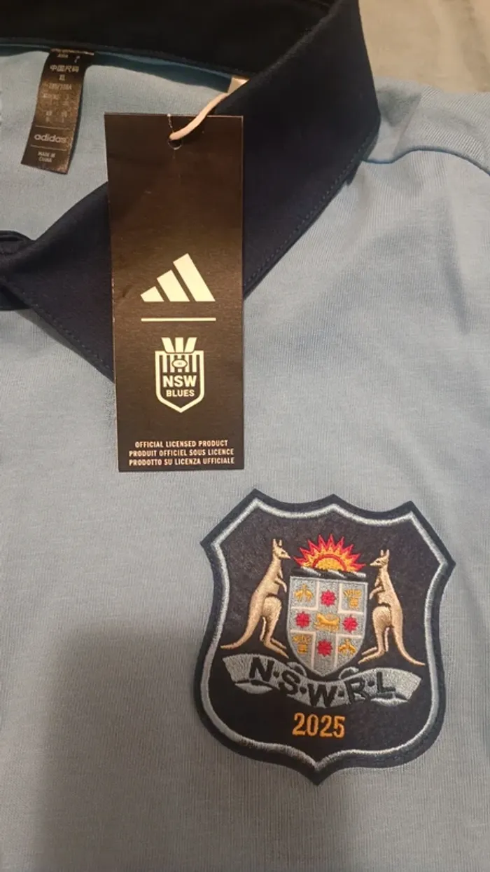 Maglia polo Adidas azzurra - photo numéro 5