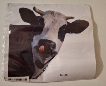 Sticker neuf en forme de vache