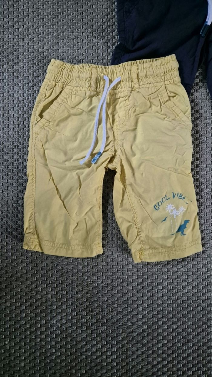 Lot de 2 bermudas shorts garçon - 3 ans - photo numéro 2