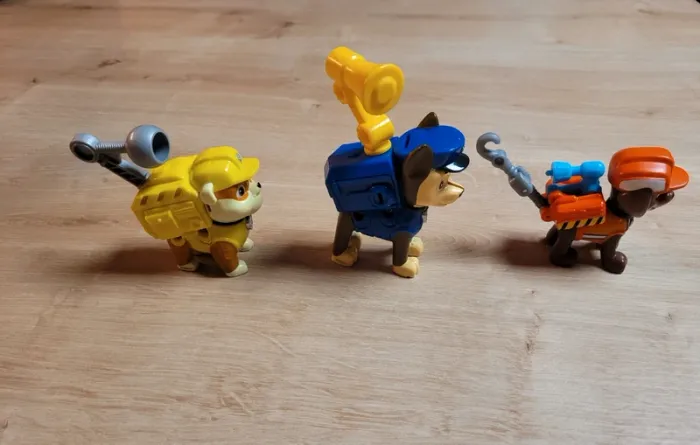Lot de 3 figurines Ruben, Chase et Zuma de la Pat'Patrouille - photo numéro 5