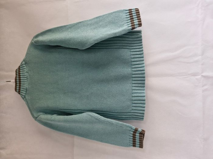 Pull zippé 102 cm Okaou – La Redoute Bleu clair - photo numéro 2