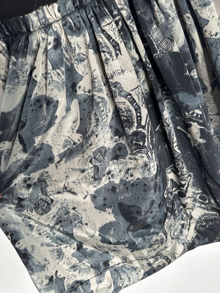 Robe bariolée noire et grise tulle mesh neuve Religion T34 XS - photo numéro 8