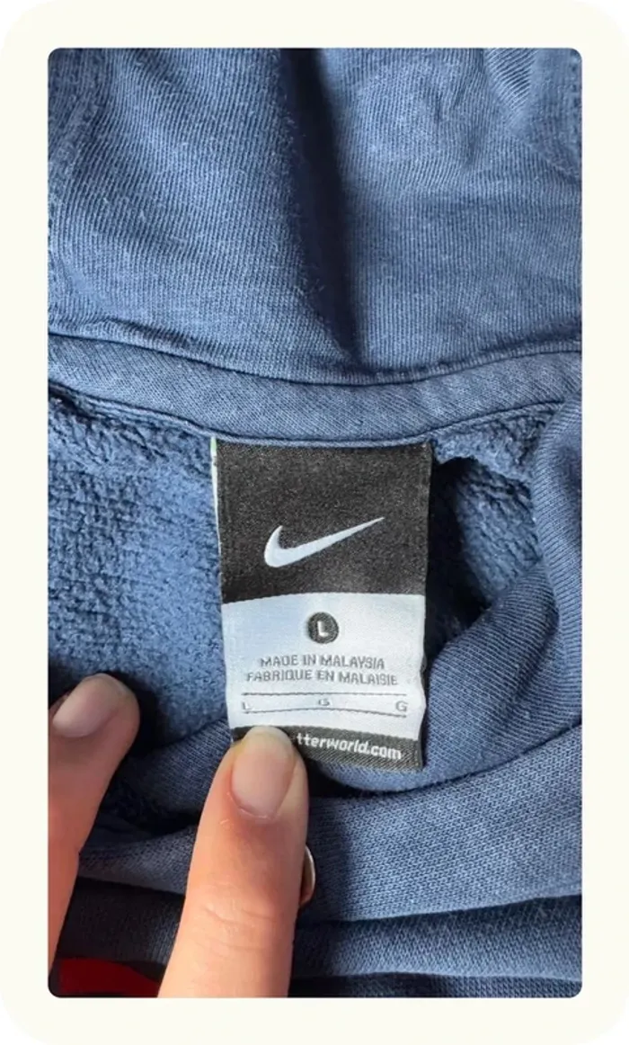 Pull sweat homme Nike PSG Taille L - photo numéro 4