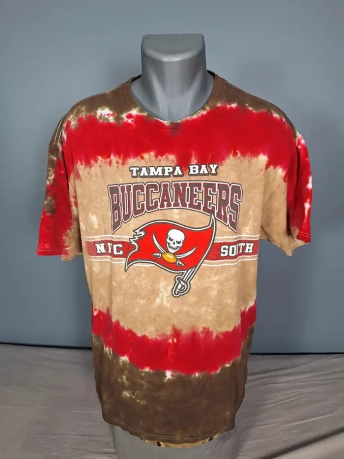 tee shirt /Tie dye nfl homme taille L - Tampa Bay Buccaneers (509)