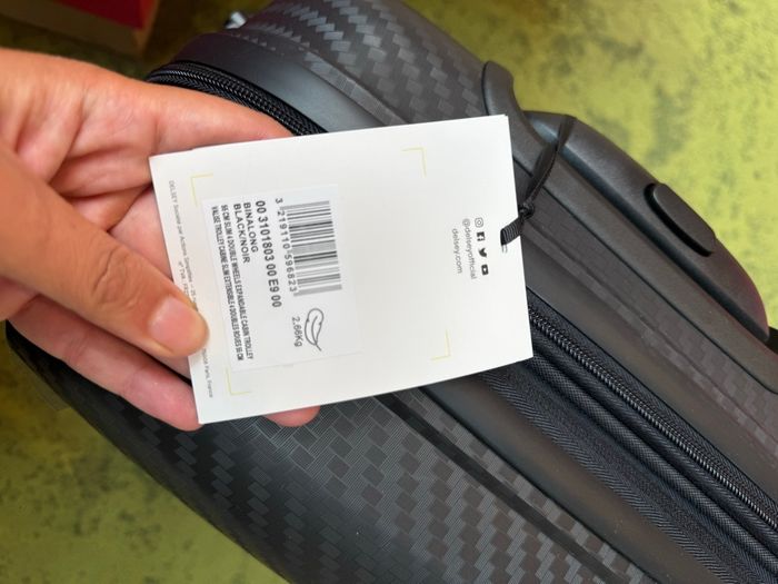 Valise Delsey noir 55 cm - photo numéro 4