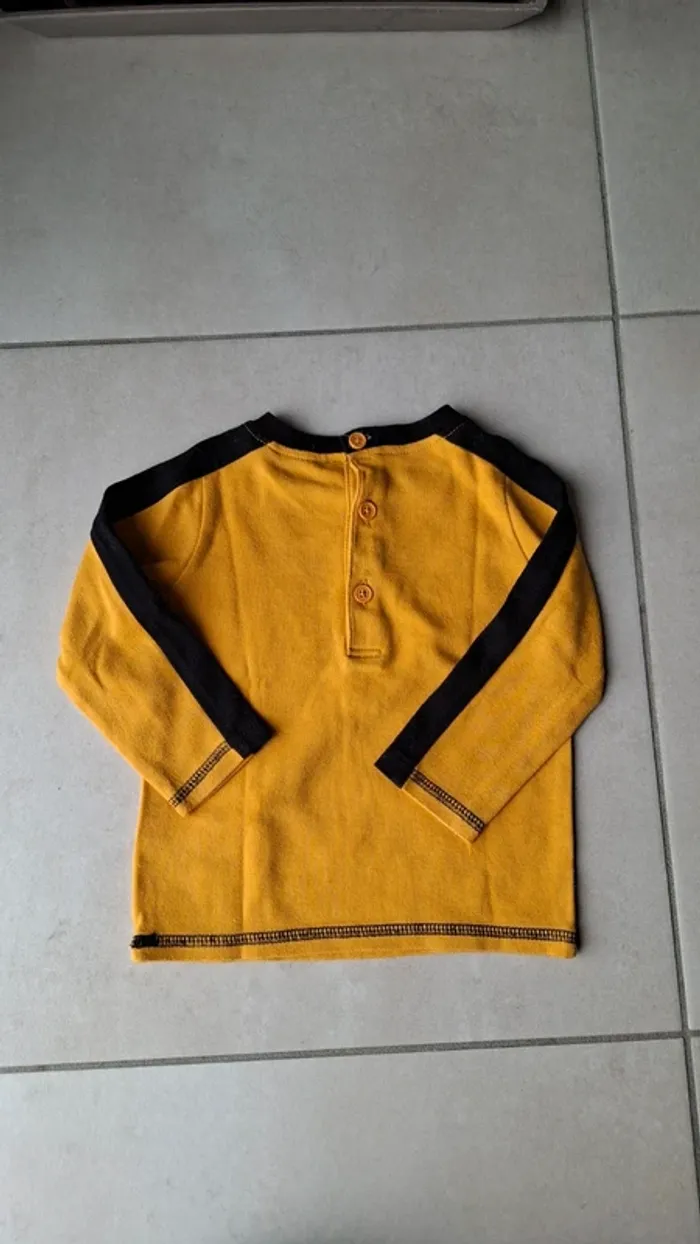 Lot 3 tee-shirts manches longues 12 mois - photo numéro 10