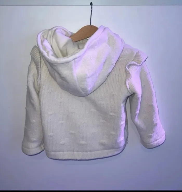 Veste polaire à capuche bébé fille C&A 86cm 12-18mois - photo numéro 2