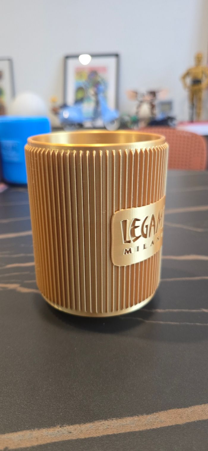 Pot à crayons Legami doré - photo numéro 2