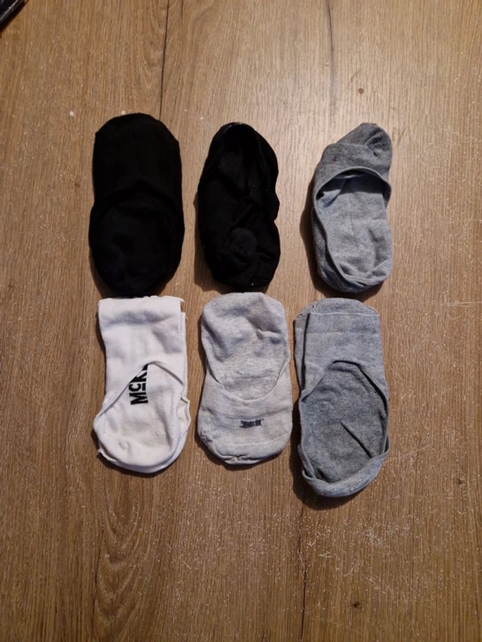 Lot de 6 paires de chaussettes invisible
