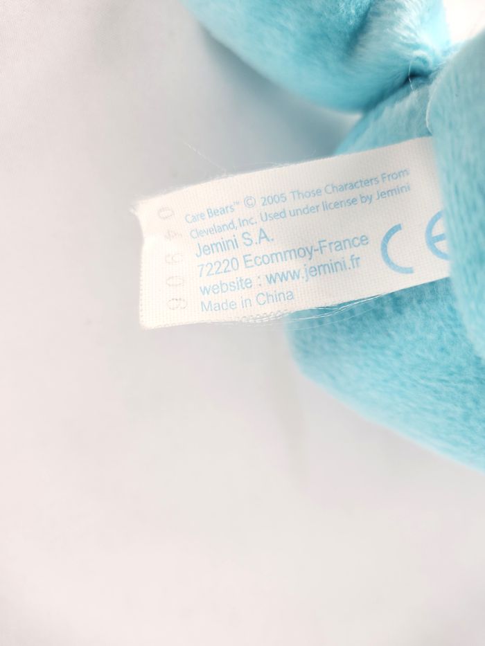 Peluche Les Bisounours - Grosdodo (Bleu) - Care Bears 2005 - photo numéro 7