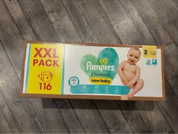 Carton de couches Pampers harmonie taille 2