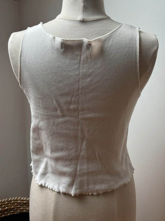 Croc top blanc - Primark - L 42/44 - photo numéro 4