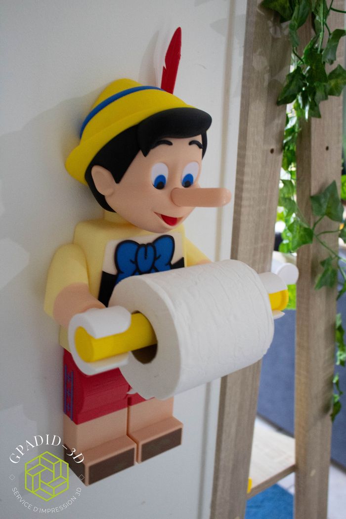 Dévidoir de papier toilette ou simple décoration murale