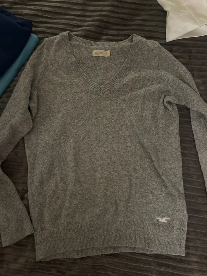 Hollister Pullover grau