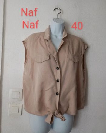 Veste sans manche lyocell femme.40
