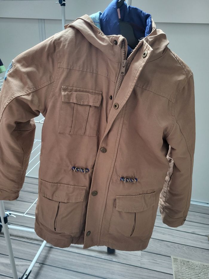 Manteau doudoune intégrée sergent major 9 ans