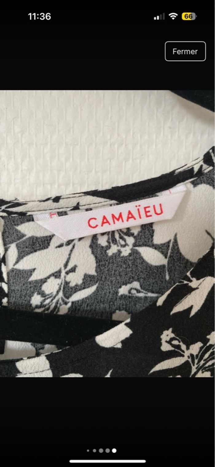 Robe fleurie Camaïeu - photo numéro 3