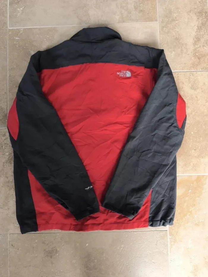 Jacket The North face XL Homme rouge/gris logo blanc Apex Y2K - photo numéro 13
