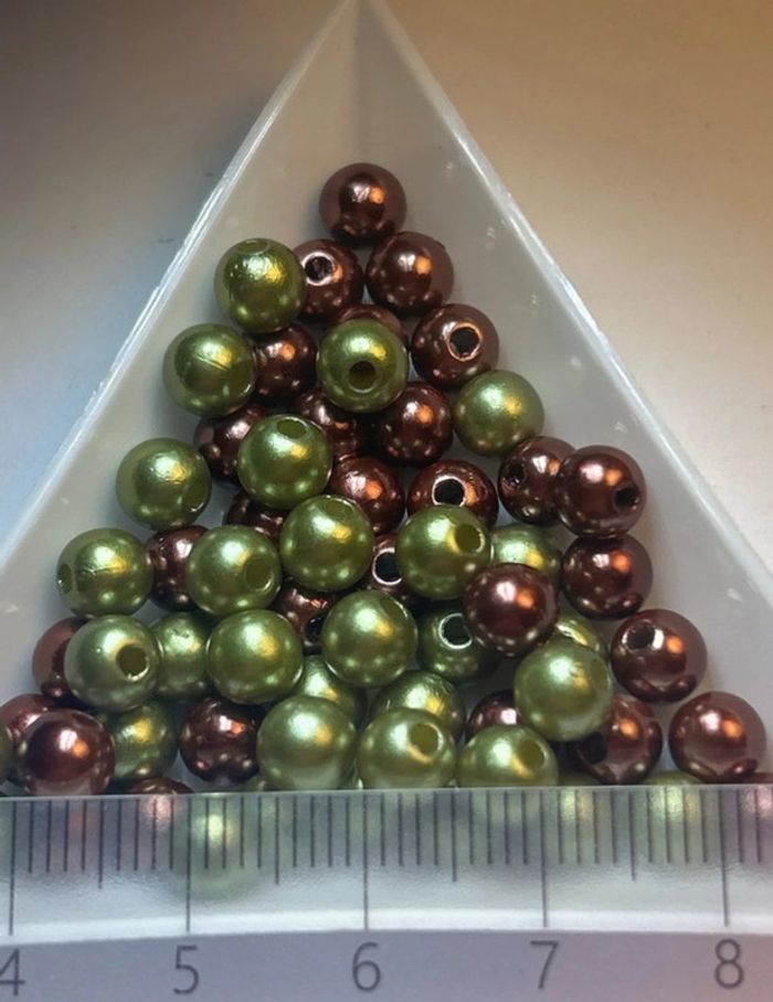 A613 Ensemble de perles nacrées - photo numéro 4