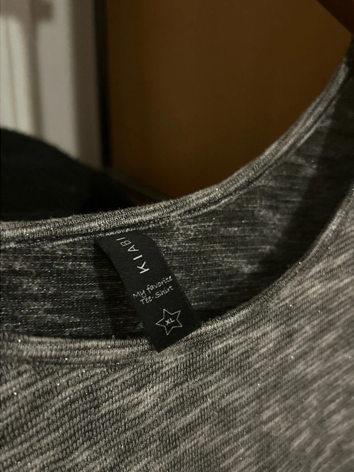 TEE shirt gris chine - photo numéro 2