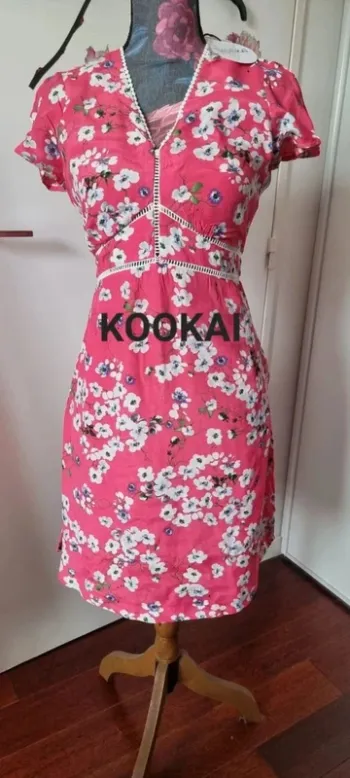 Robe fleurie Kookai Neuve