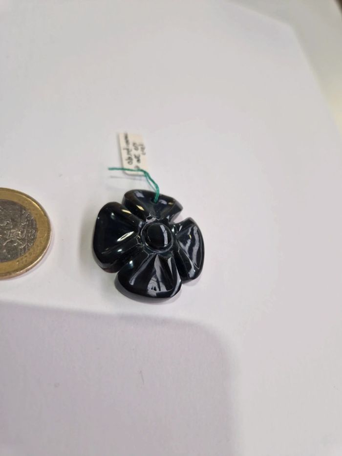 Pendentif obsidienne œil celeste toetihuacan - photo numéro 2