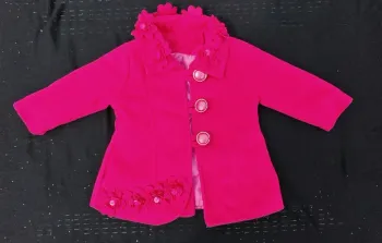 Manteau fuchsia fille 🌺 3-6 mois