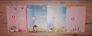 Feuilles de papiers à lettres Diddl avec leurs enveloppes