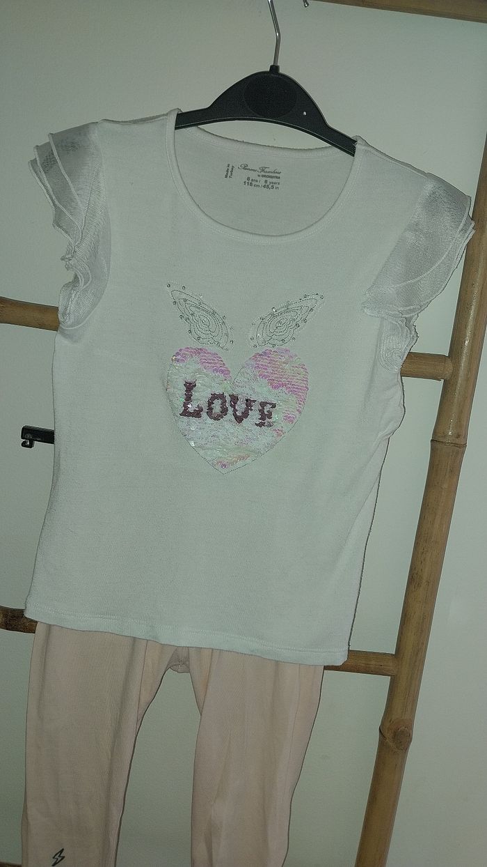 Ensemble printemps été fille Orchestra 6 ans Excellent état - photo numéro 2