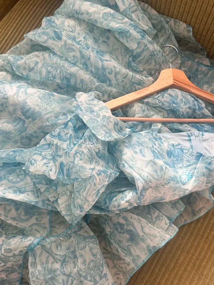 Maxi robe longue bleu AliExpress - photo numéro 7