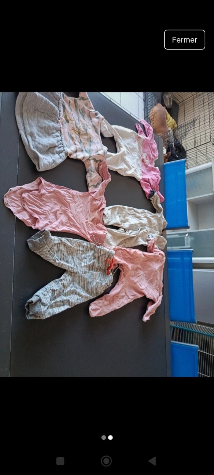 Lot vêtements fille