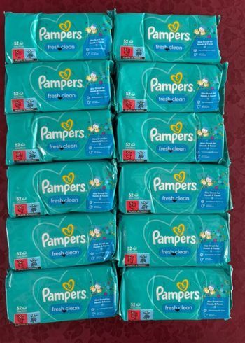 Lingettes Pampers Fresh Clean