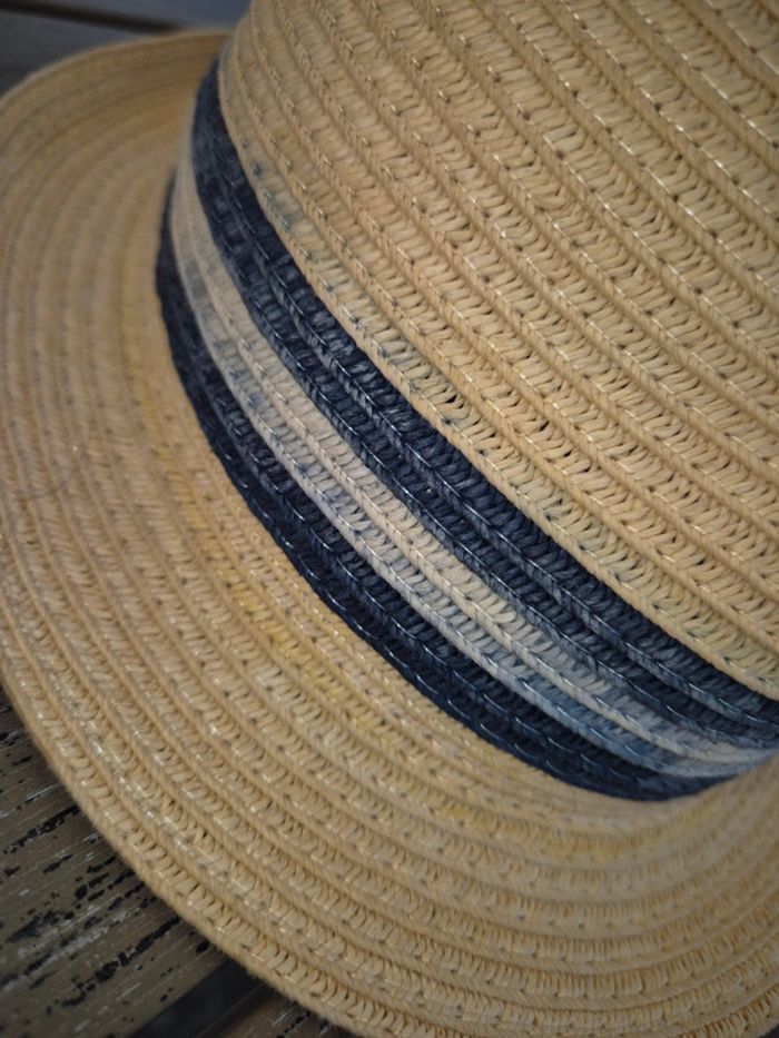 Chapeau paille garçon - photo numéro 2