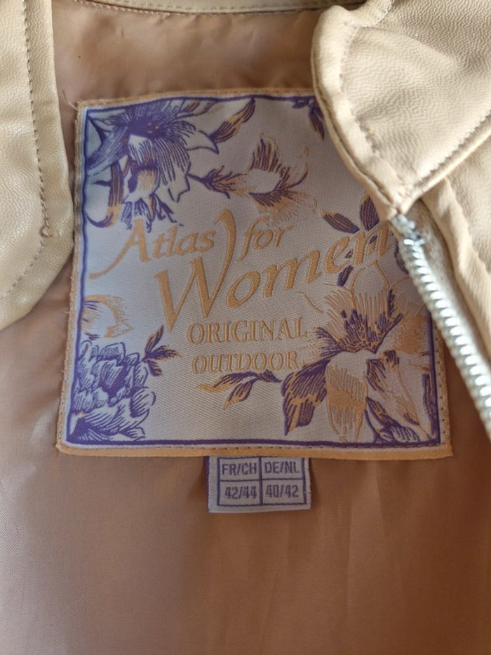 🌸 Veste zippée femme style simili 42/44 Altas for women 🌸 - photo numéro 3