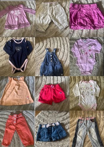Lot vêtements bébé fille 6 mois