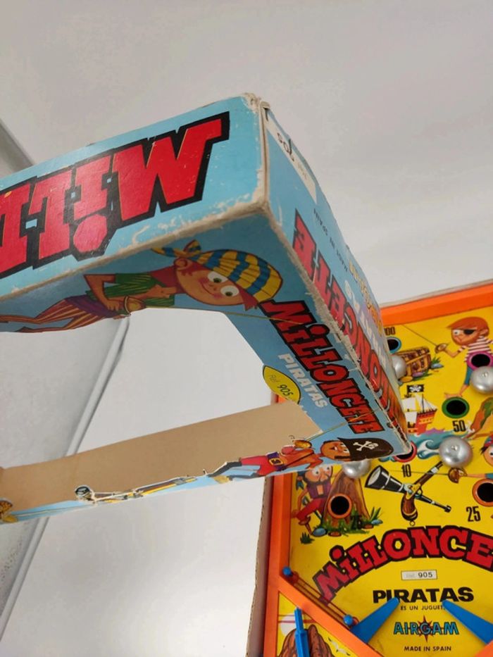 Flipper en boîte vintage Milloncette réf 905 piratas airgam - photo numéro 4