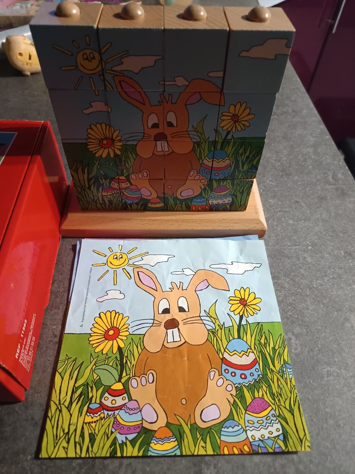 Puzzles cubes en bois - photo numéro 2