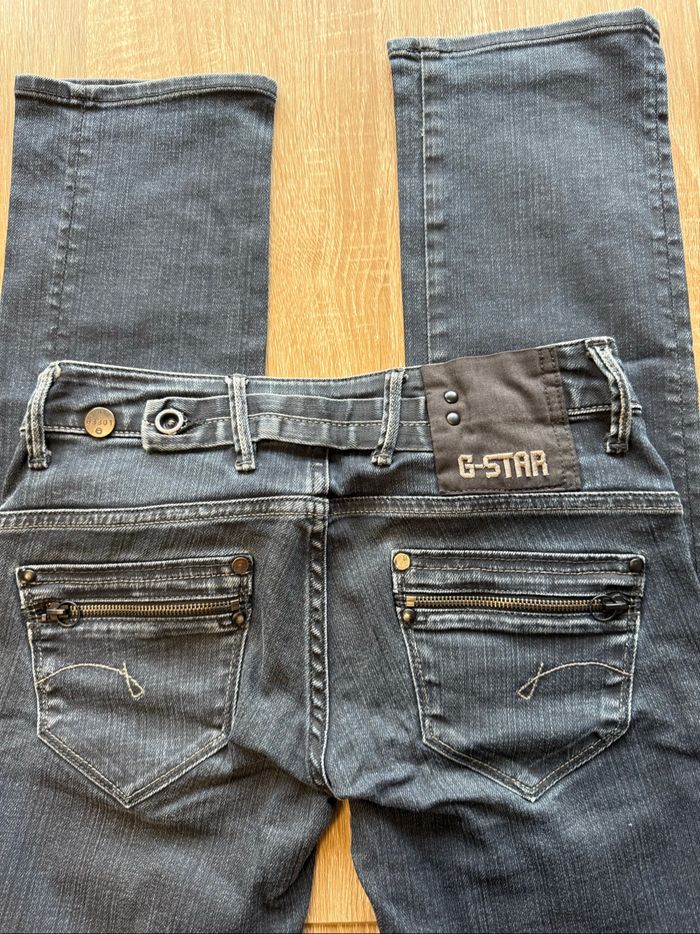 Jean slim bleu marine g-star taille 36 S - photo numéro 5